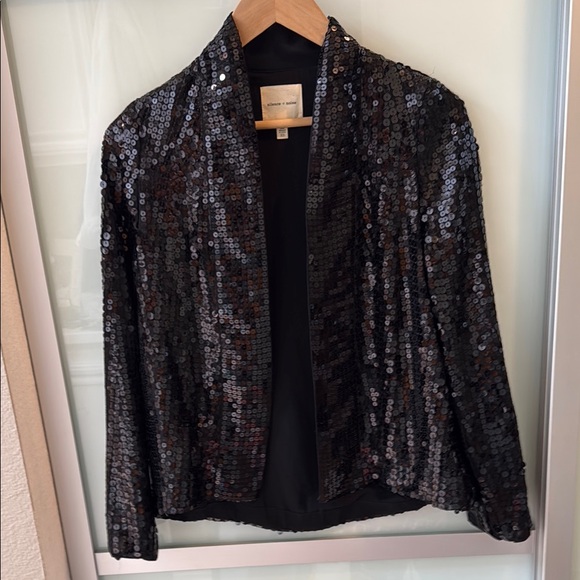 Sequin Black Jacket - Picture 1 of 4